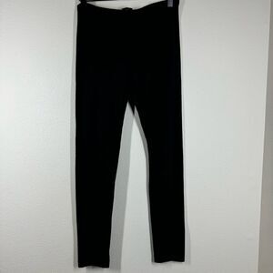 JOSEPH Semi Sheer Black Leggings Tights Pull On Pants Size Medium